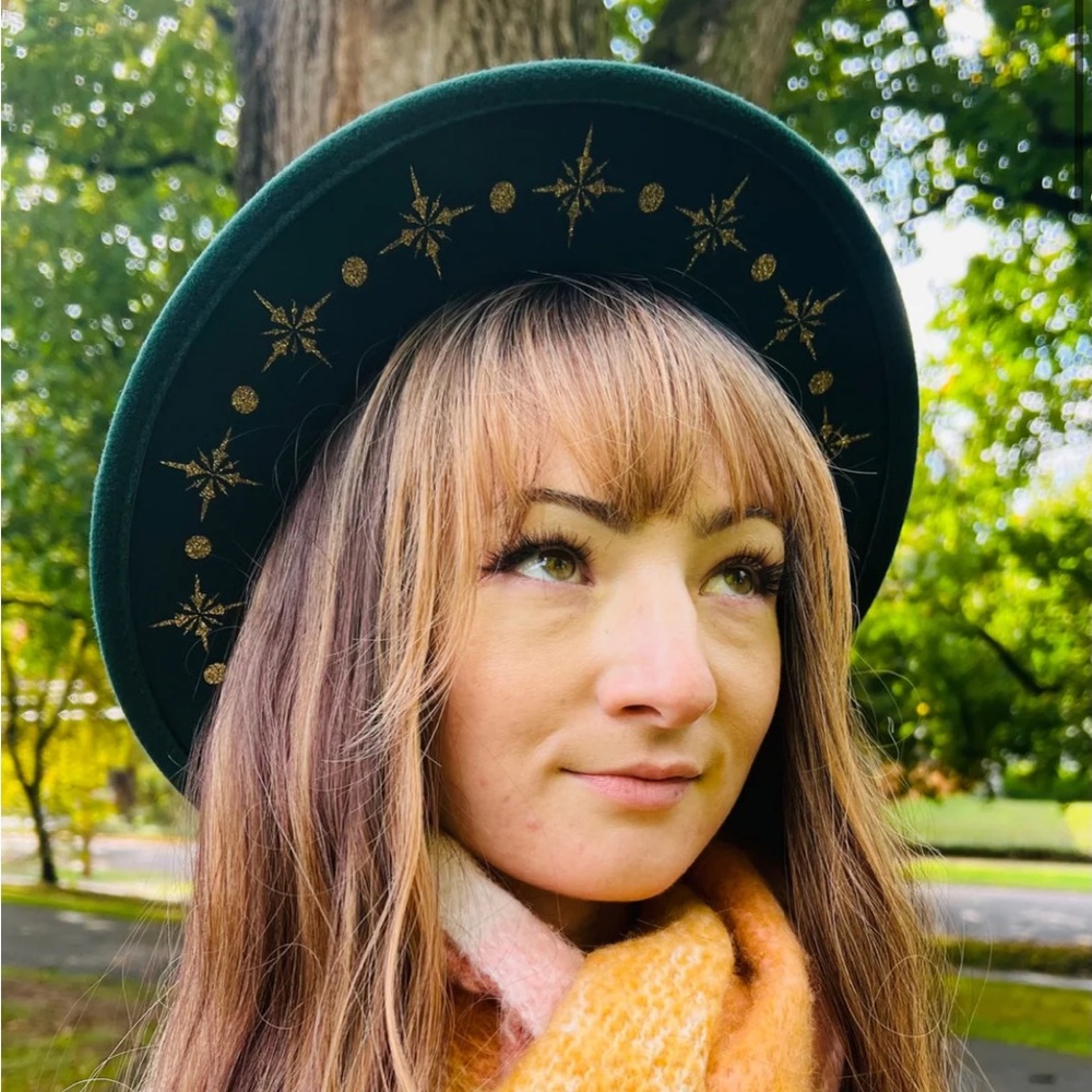 Witchwood Goth Women’s Sun Hat candles Kill Star Dollz Kill blackmilk witchy